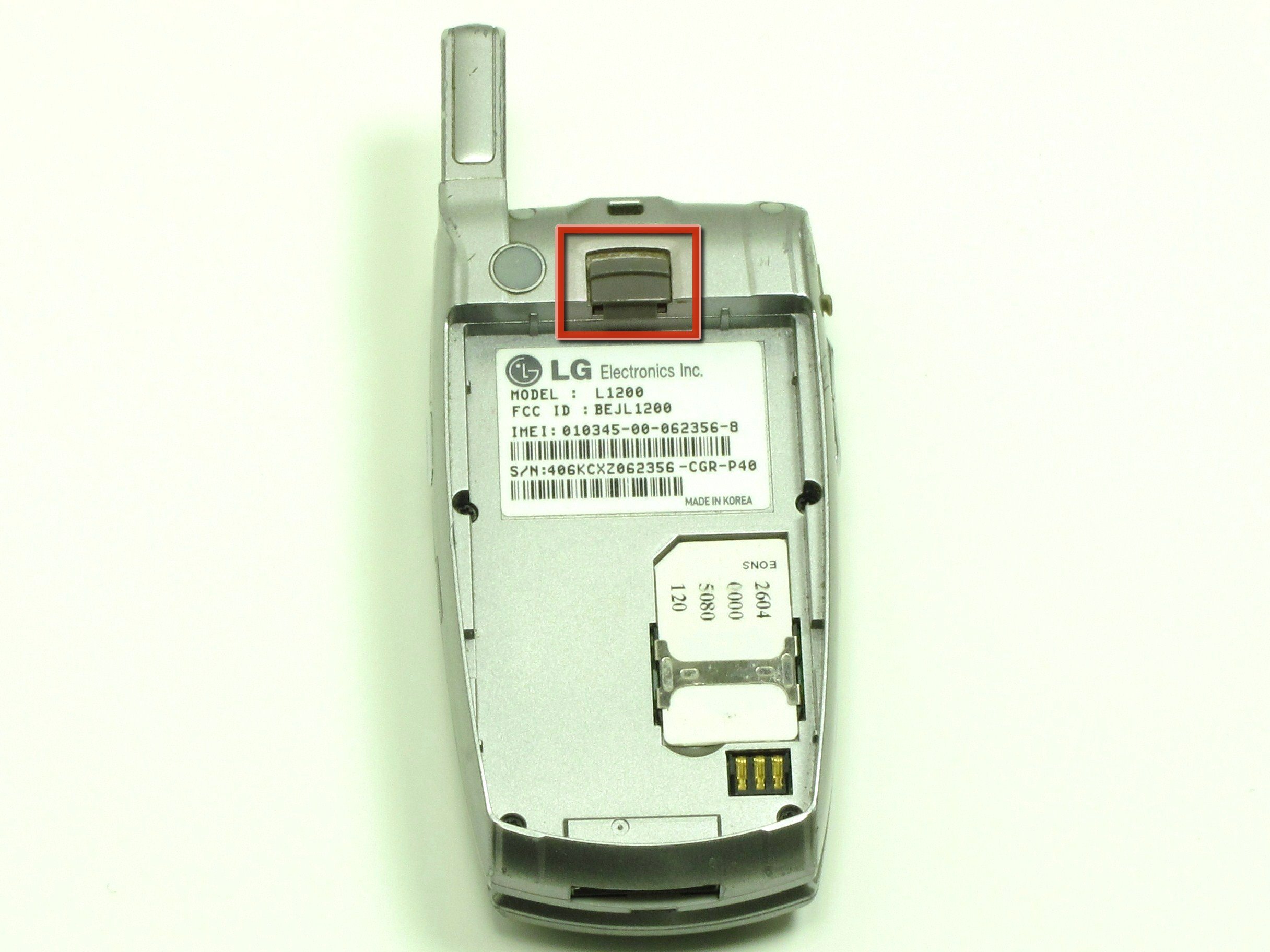 LG L1200 SIM Card Replacement iFixit Repair Guide