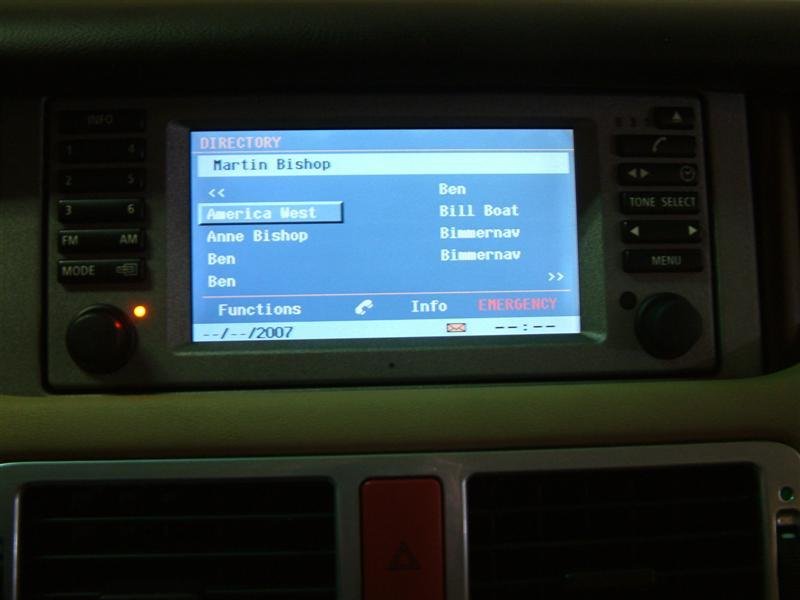 20032004 Land Rover Range Rover Bluetooth Upgrade (2003, 2004