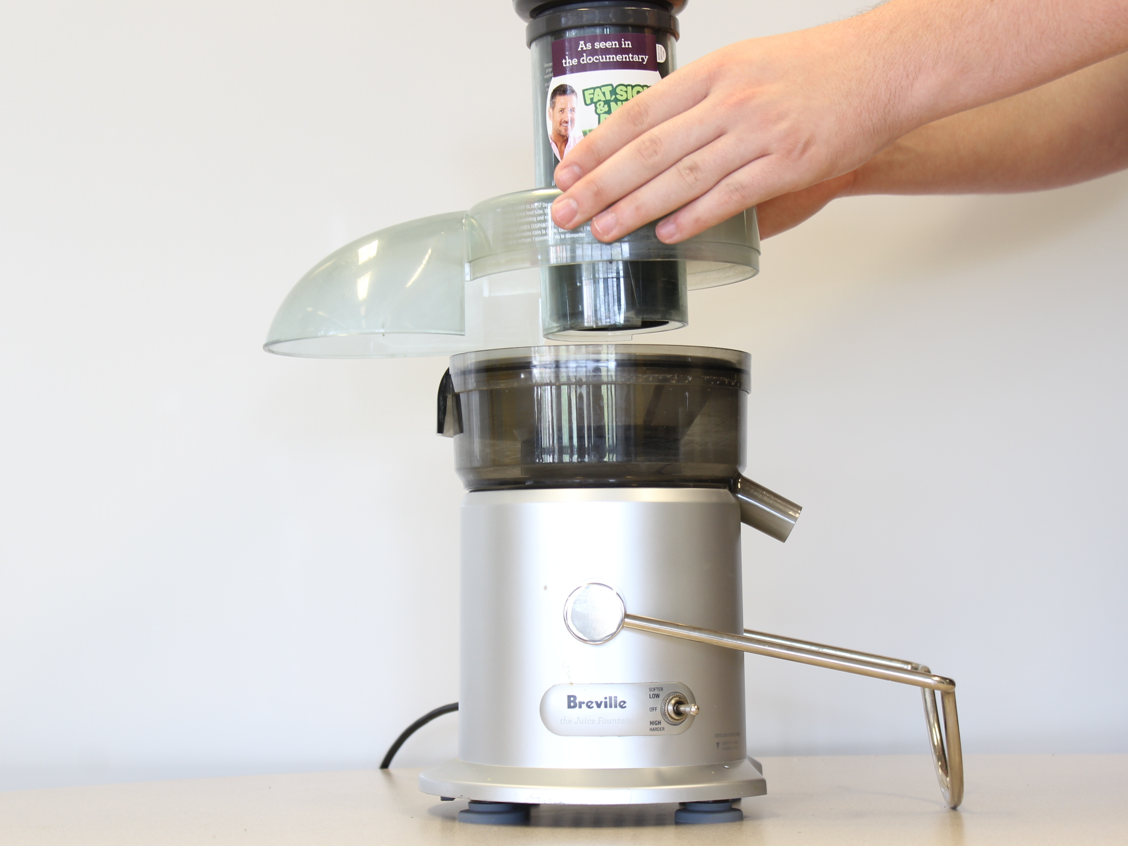 Breville JE98XL Juice Fountain Plus Lid Replacement iFixit Repair Guide