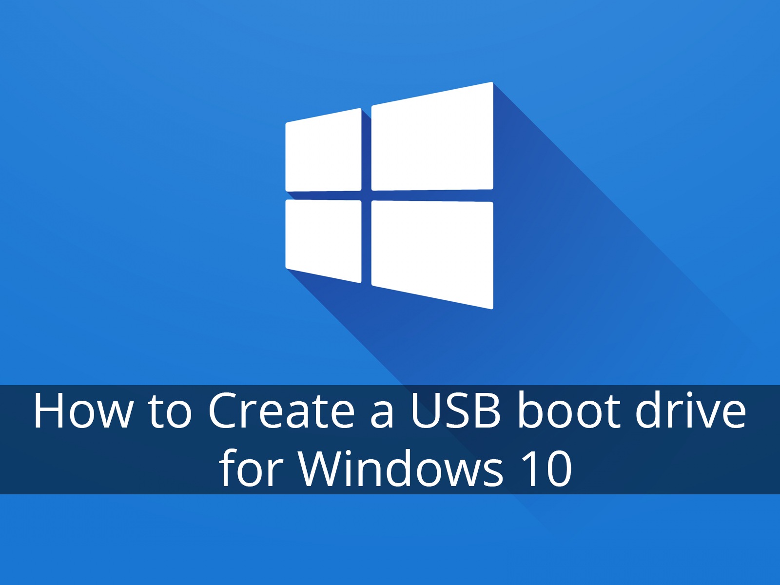 Create installation media for Windows