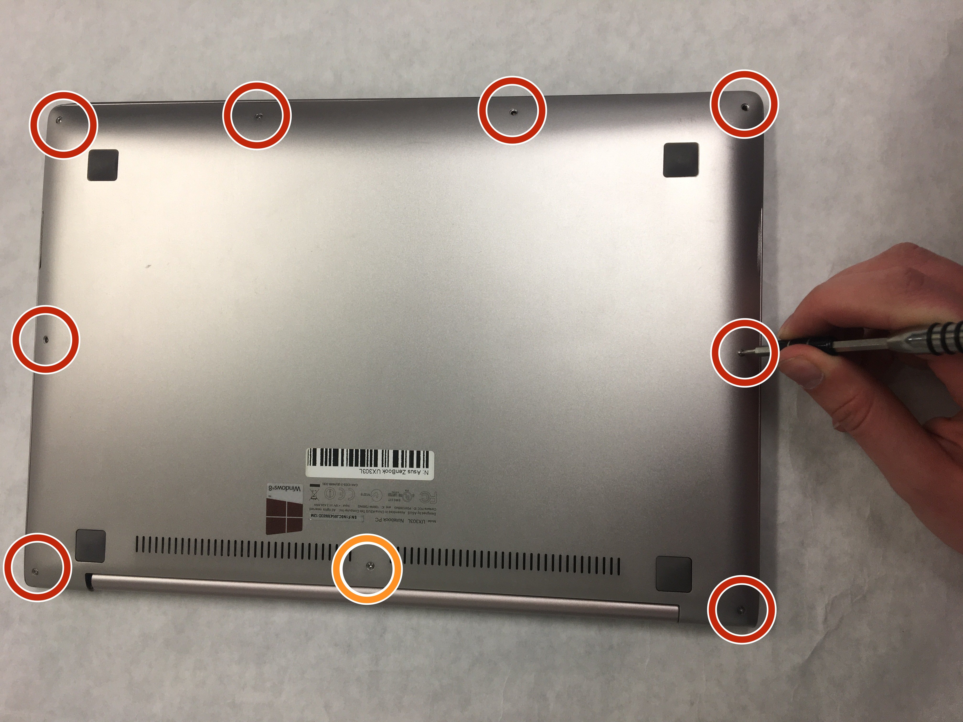 Asus Zenbook UX303L Battery Replacement iFixit Repair Guide