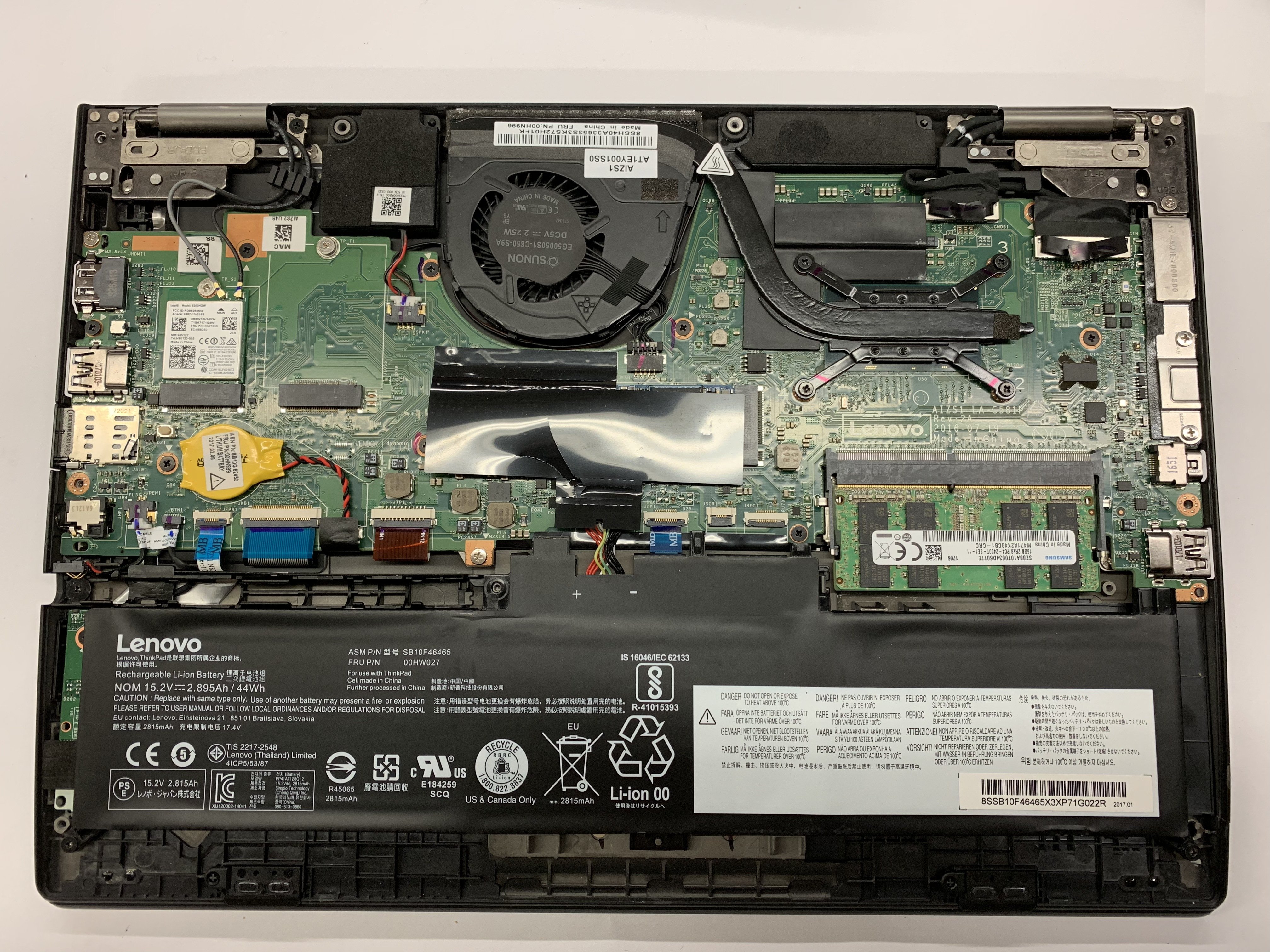 Lenovo ThinkPad Yoga 260 Motherboard Replacement iFixit Repair Guide