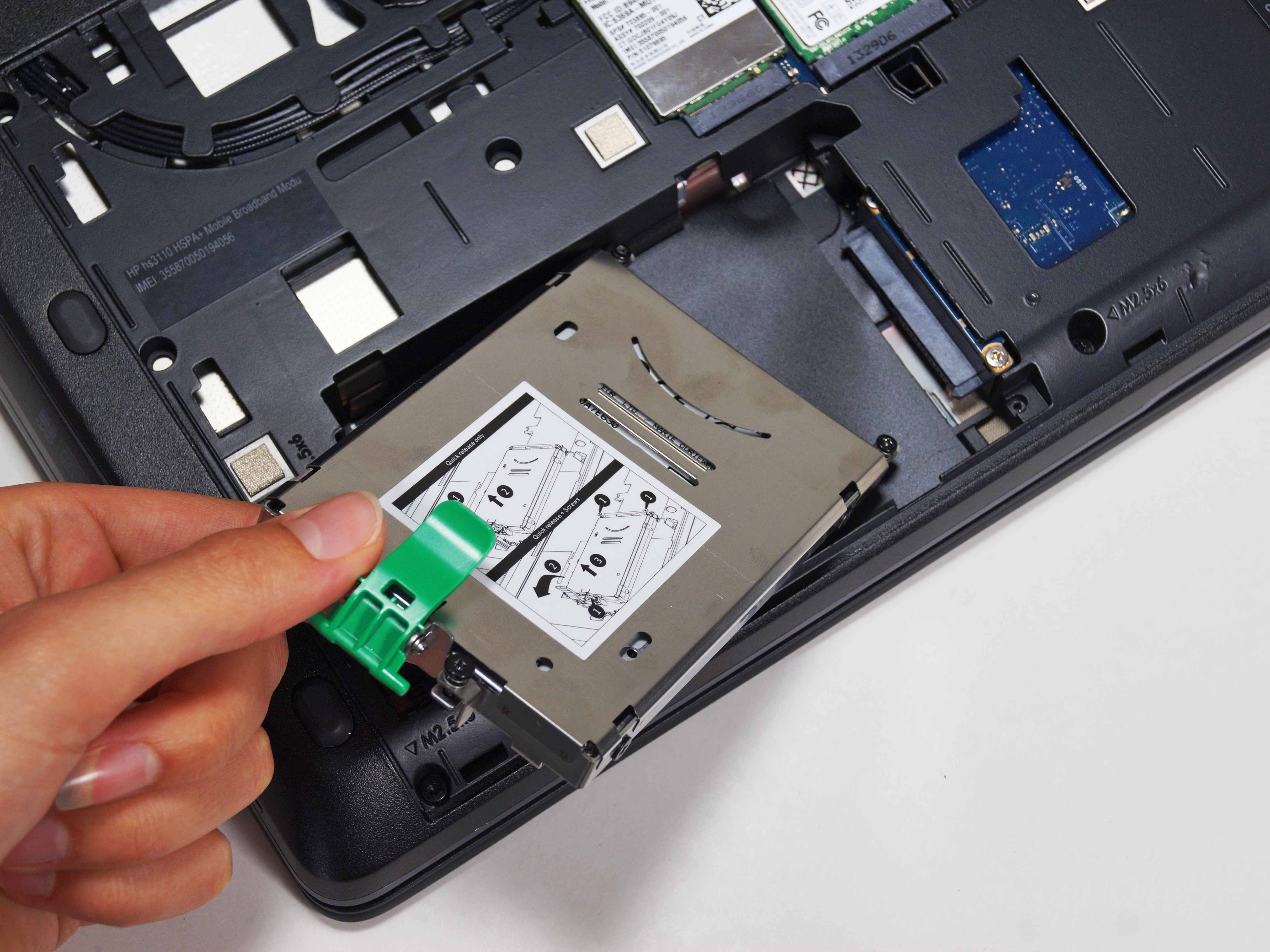 HP ZBook 15 Hard Drive Replacement iFixit Repair Guide