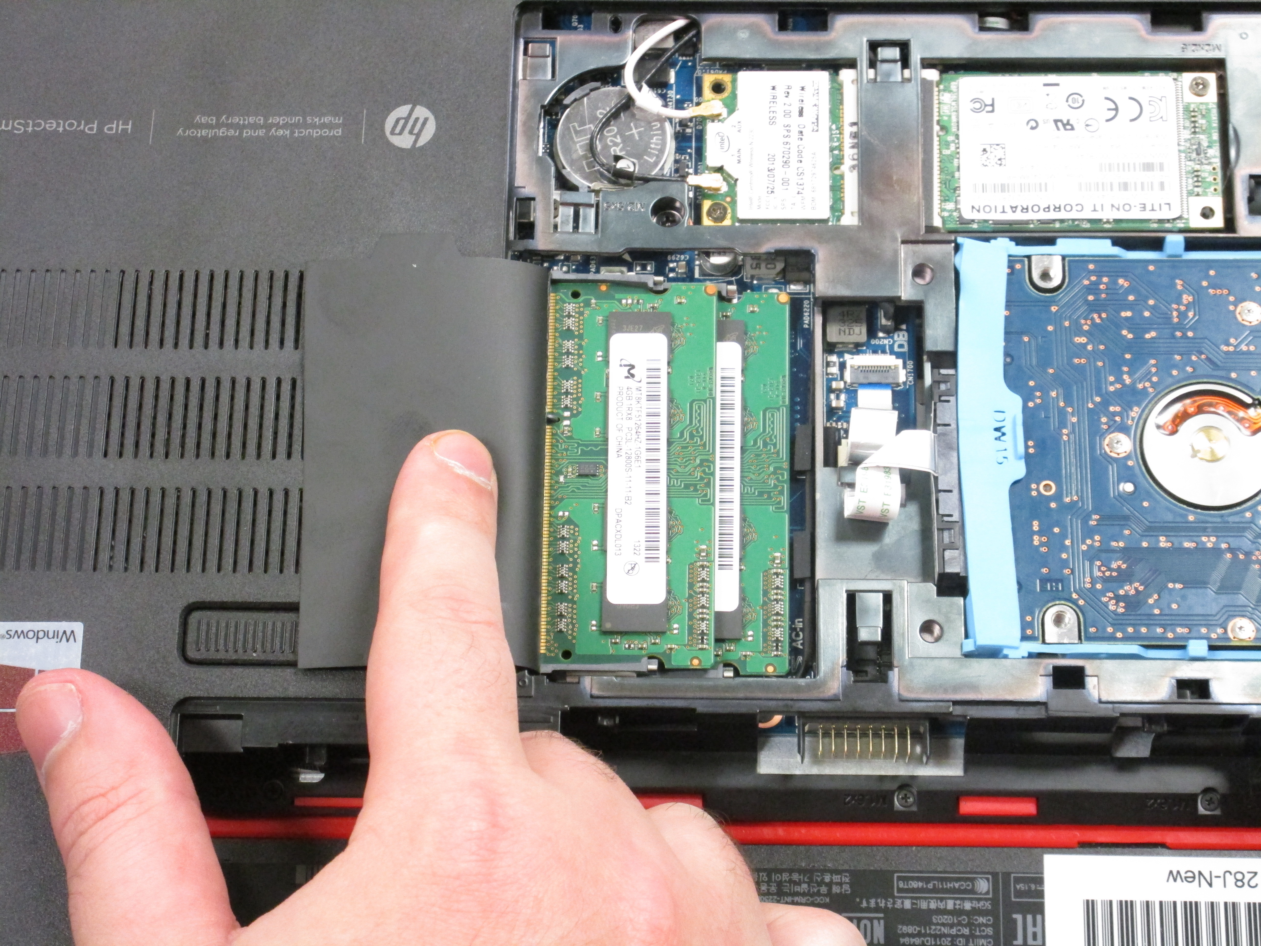 HP Envy TouchSmart 15 RAM Replacement iFixit Repair Guide