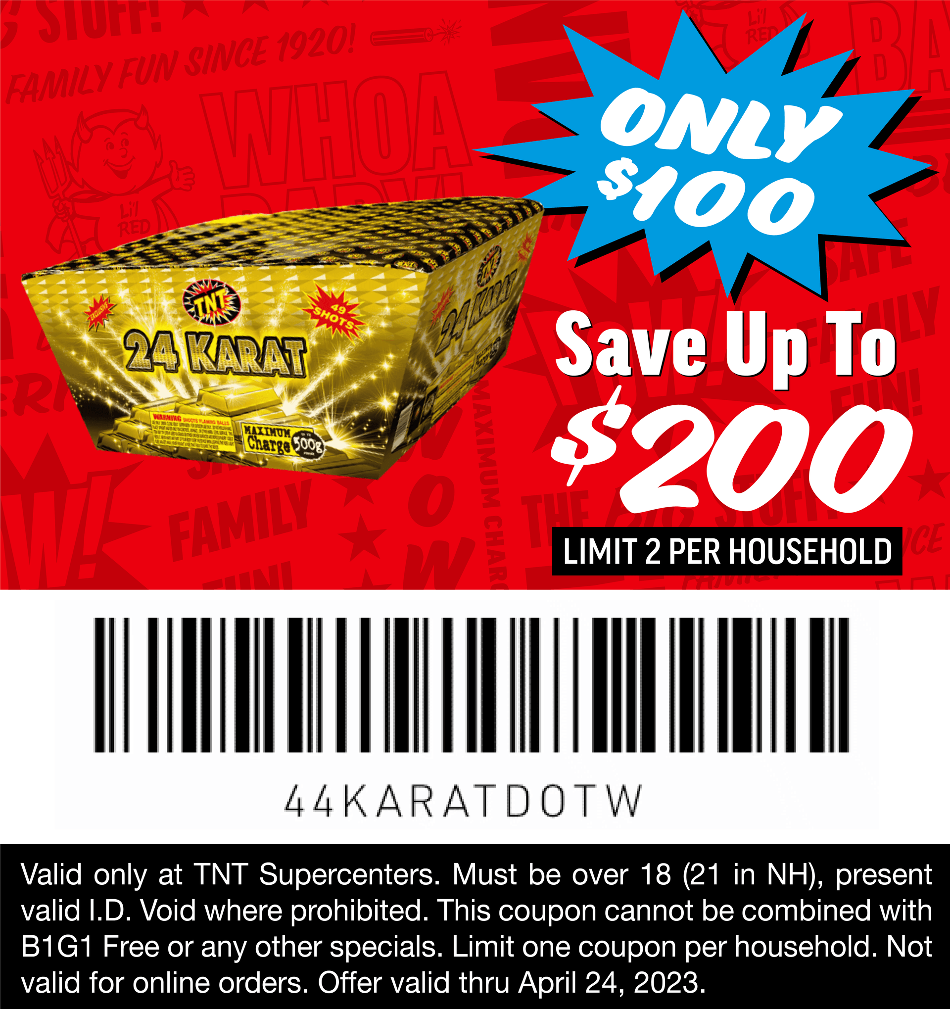 Double the FUN! 🎆 TNT Fireworks