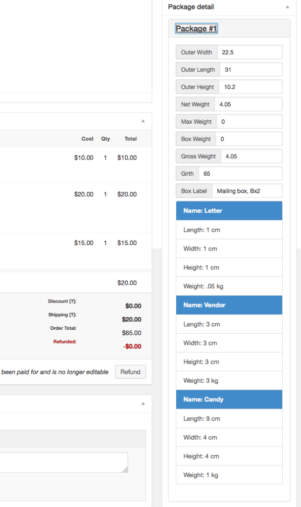 Canada Post label printing & tracking code