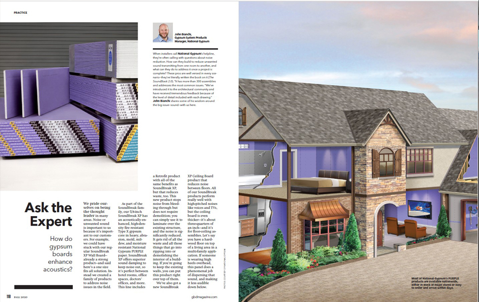 Ask the expert how do gypsum boards enhance acoustics?