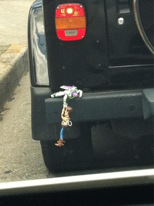 Toy Story Buzz Lightyear and Woody Bumper Ornament