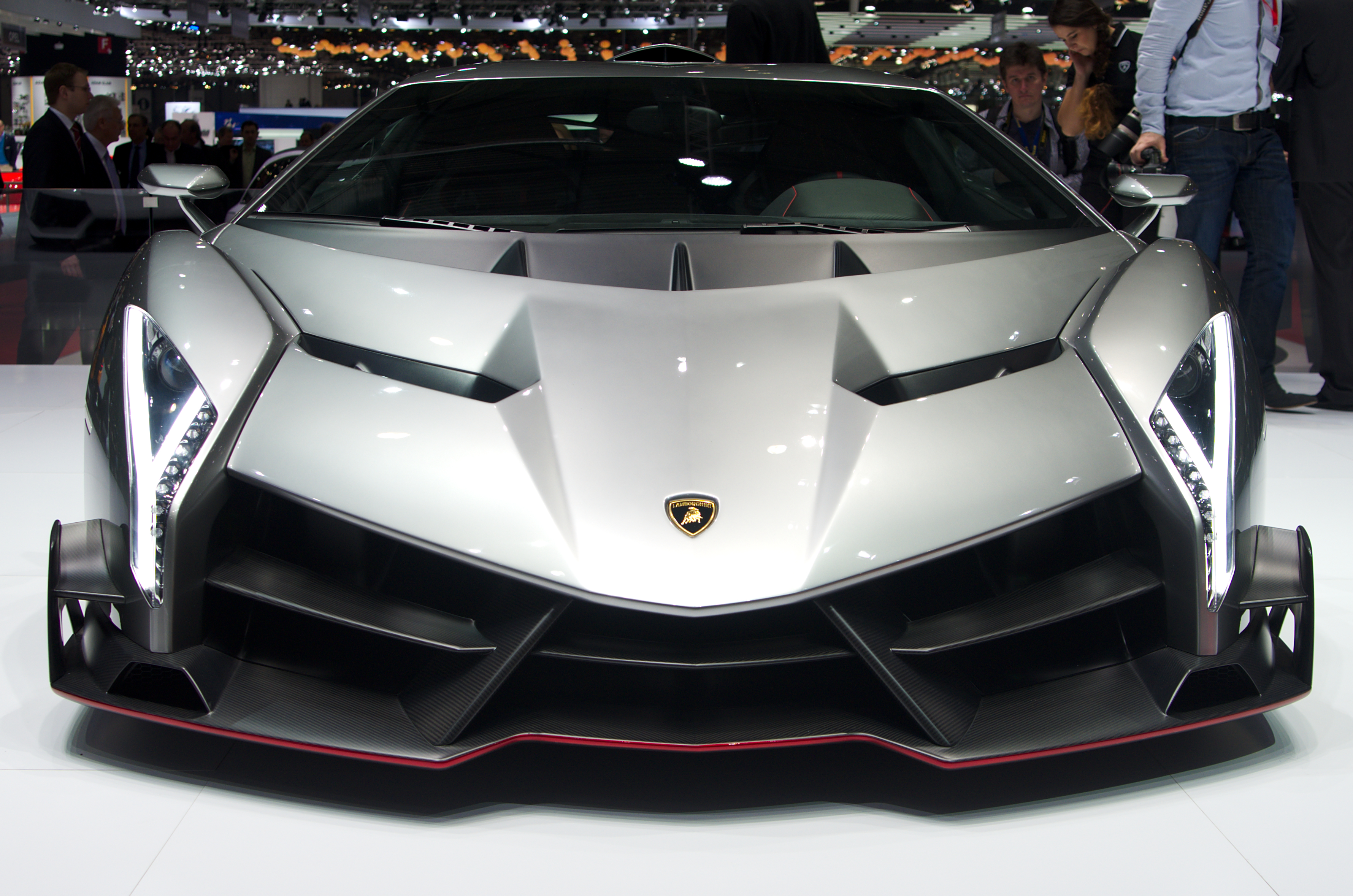 2013 Veneno Front View Wallpaper Faxo