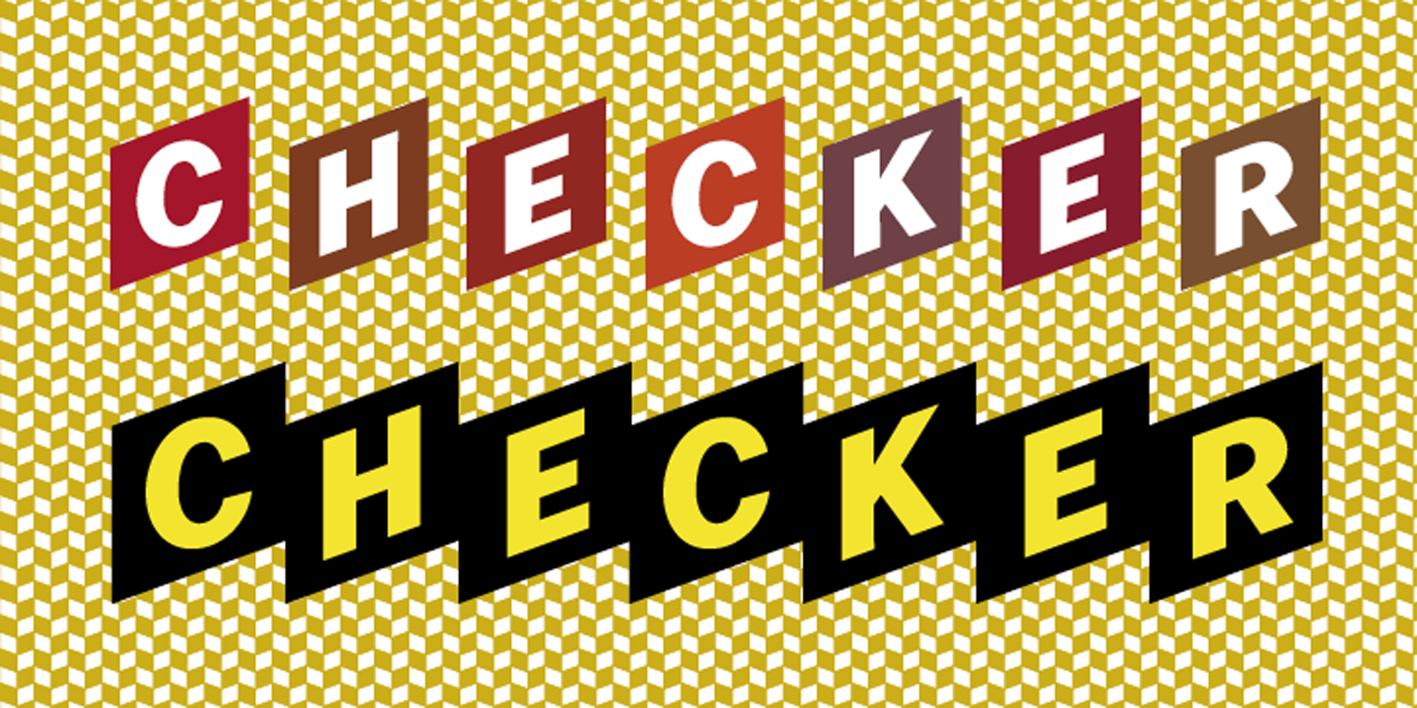 Checker Fonts I Love Typography