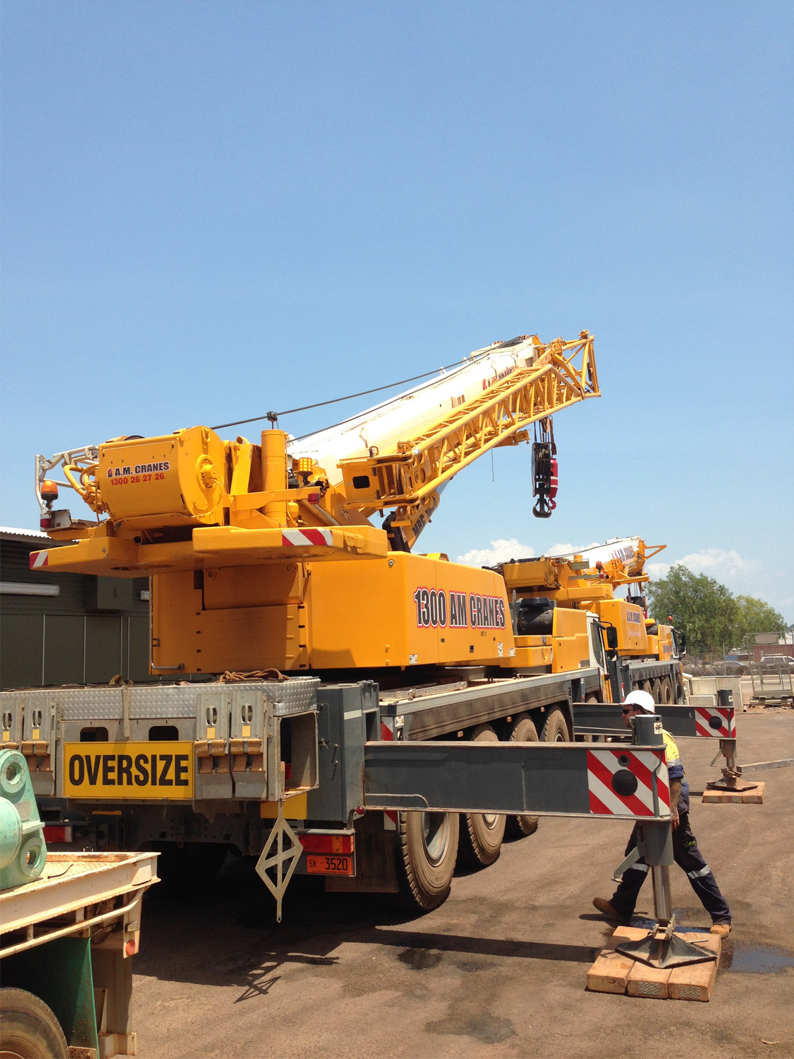 95T 100T All Terrain Crane Hire QLD & NT A.M. Cranes & Rigging