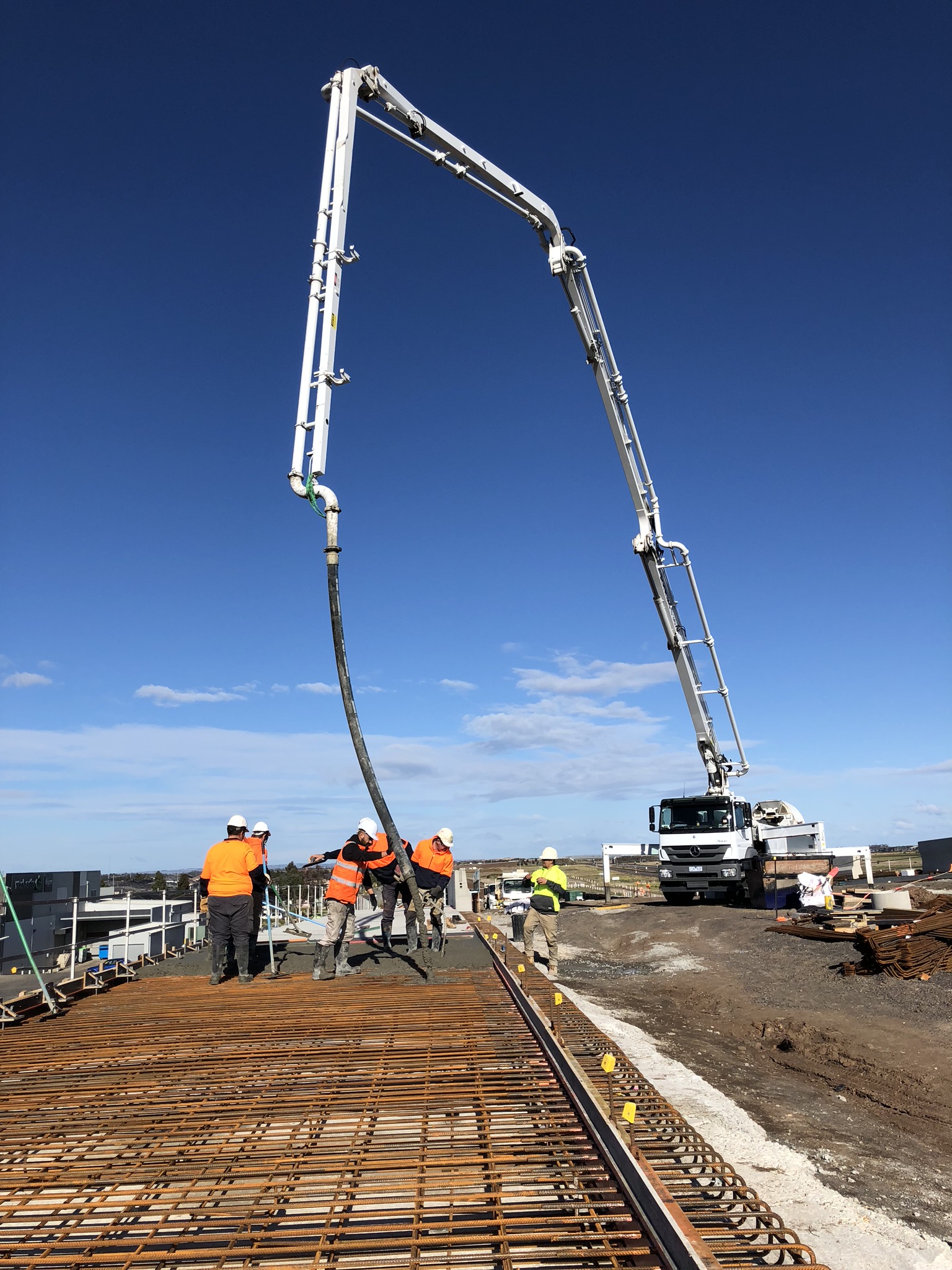 Mobile Boom Pump Hire Geelong Concrete Pumping