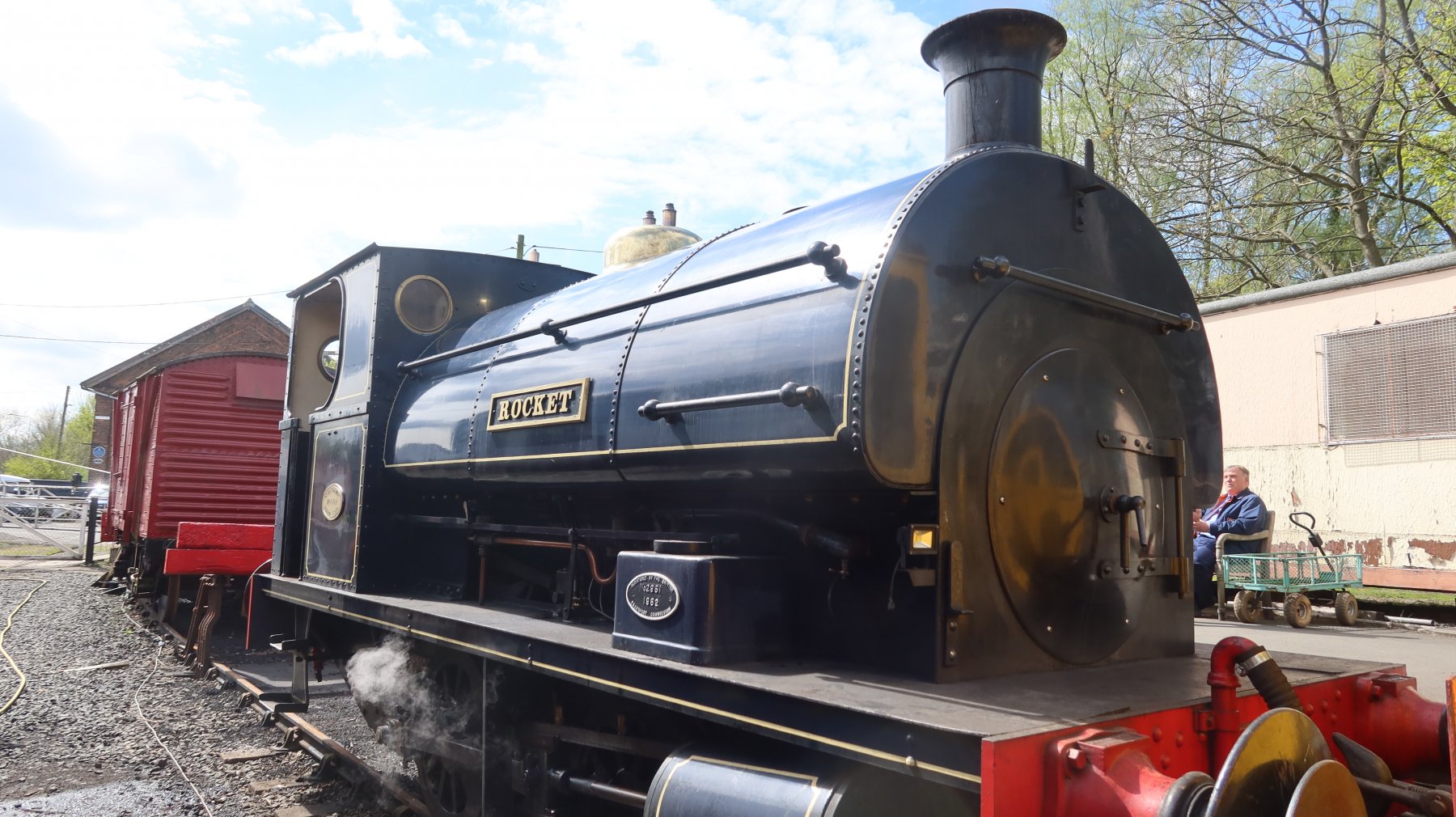 Photo of P1722 steam at Telford Steam Railway Horsehay & Dawley