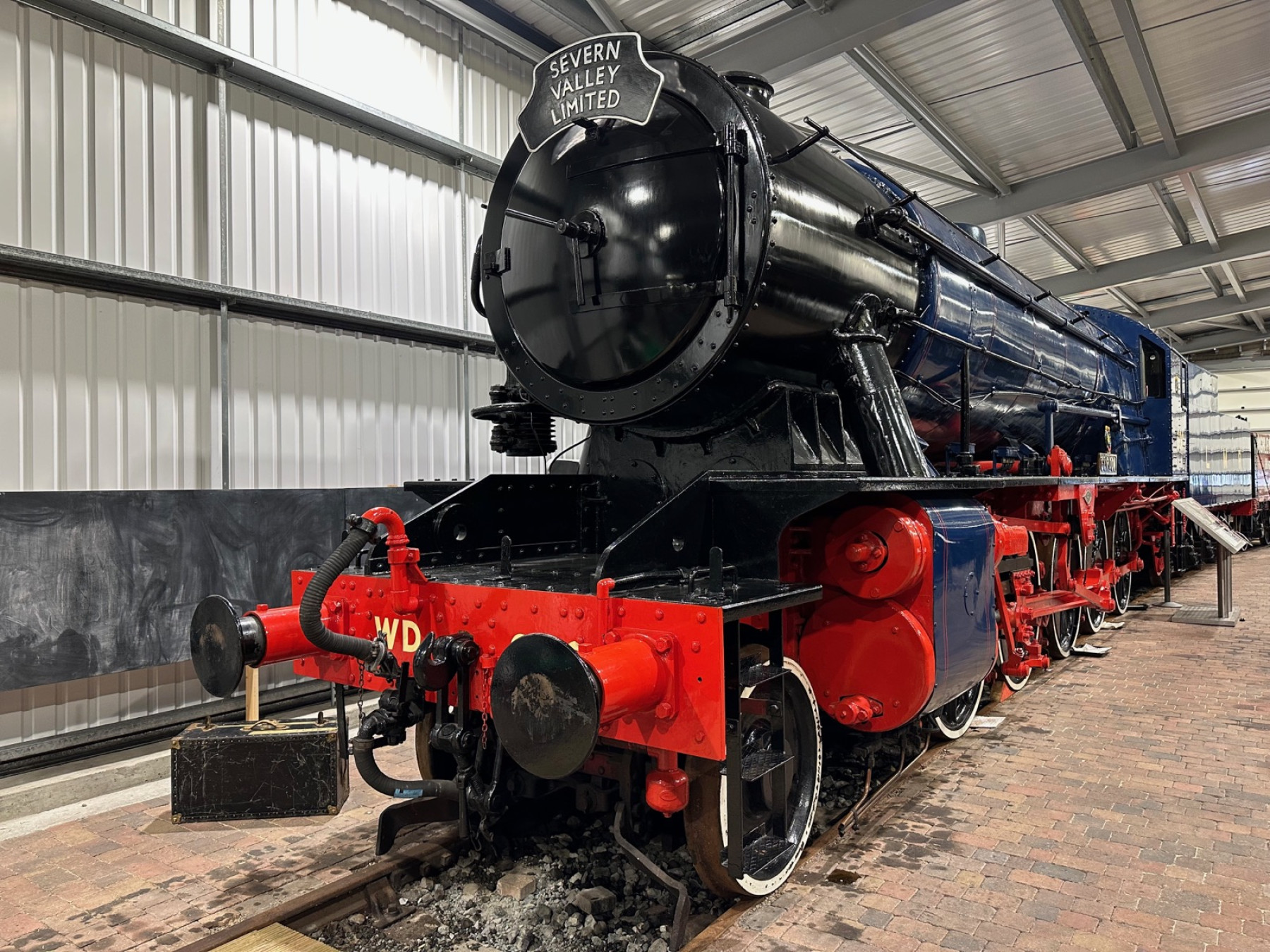 Photo of WD600 steam at Severn Valley Railway Highley Engine House
