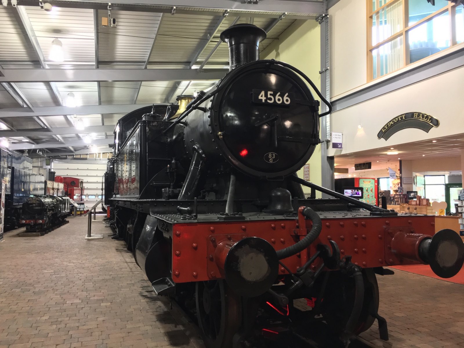 Photo of 4566 steam at Severn Valley Railway Highley Engine House