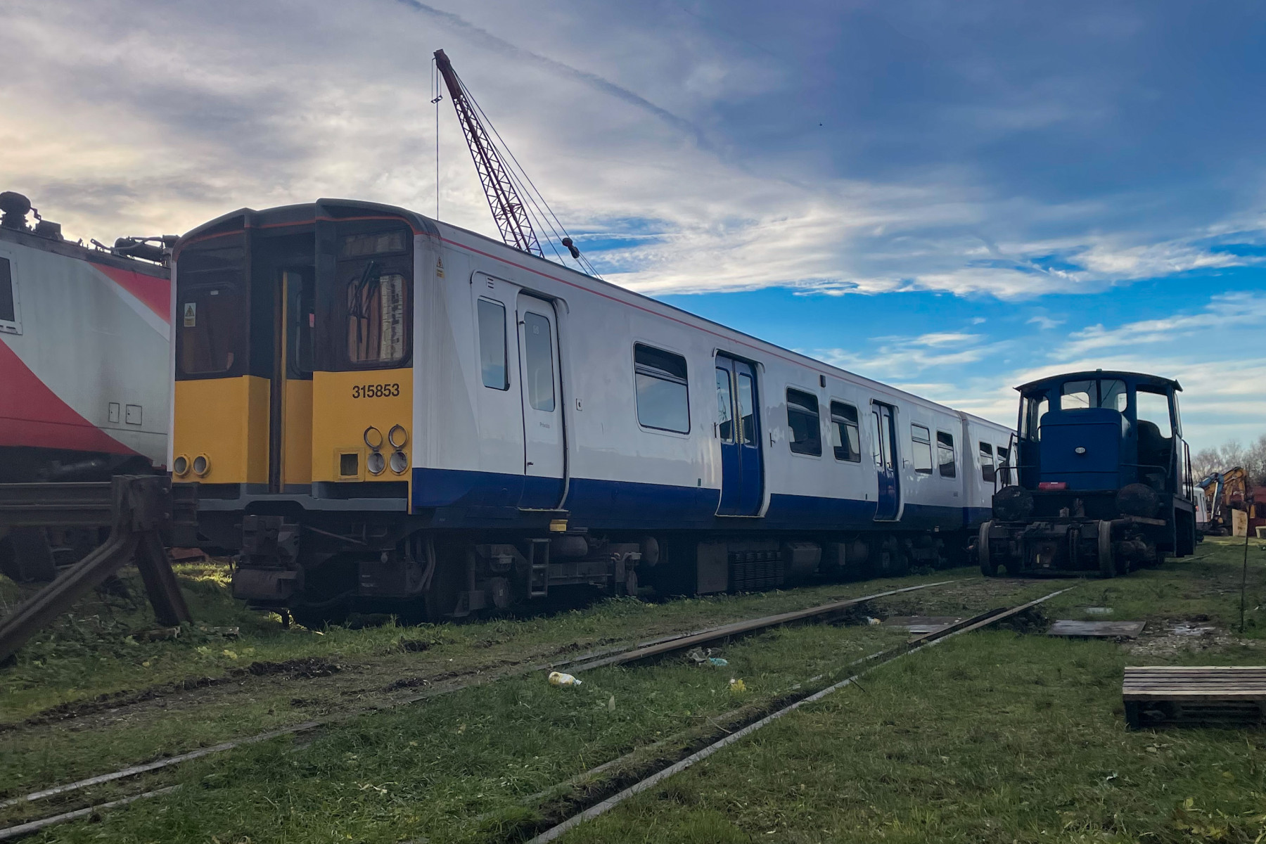 Photo of 315853 at Rotherham C.F. Booths Scrap Yard — trainlogger