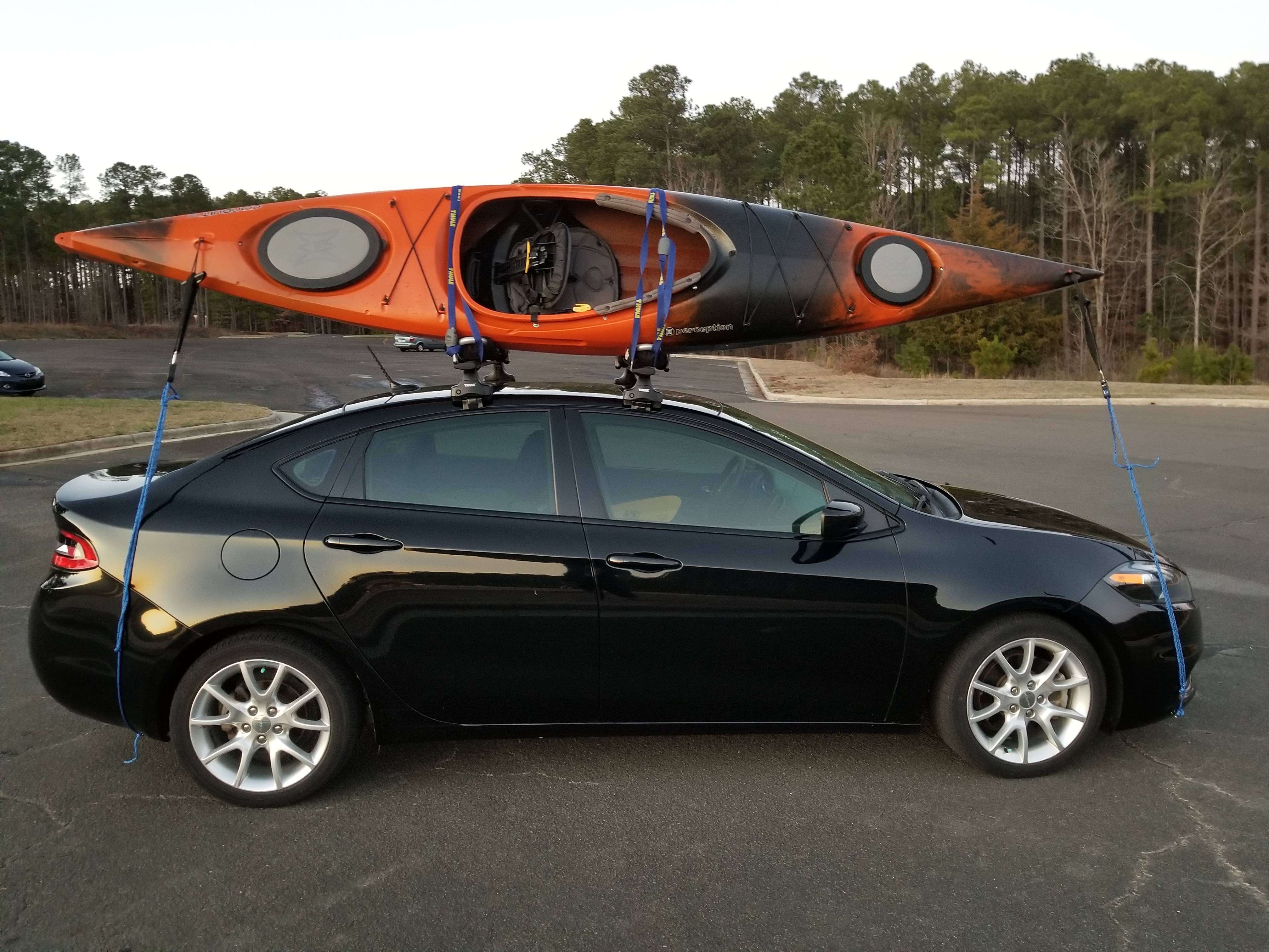 Have I placed my kayak on my JRack properly? Advice