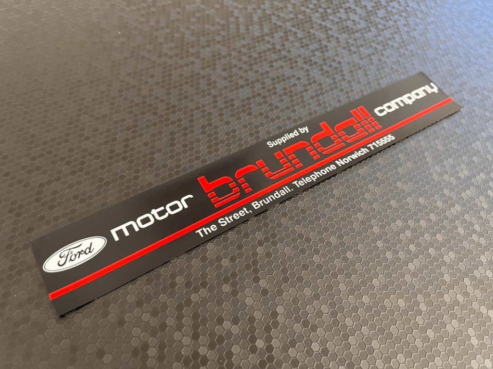Brundall Motor Company Norwich Ford Dealer Sticker