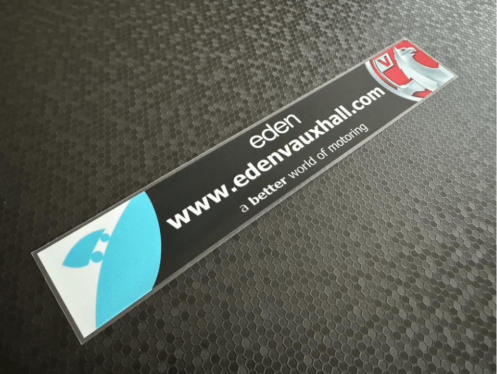 Eden Vauxhall Banbury Oxford Dealer Sticker