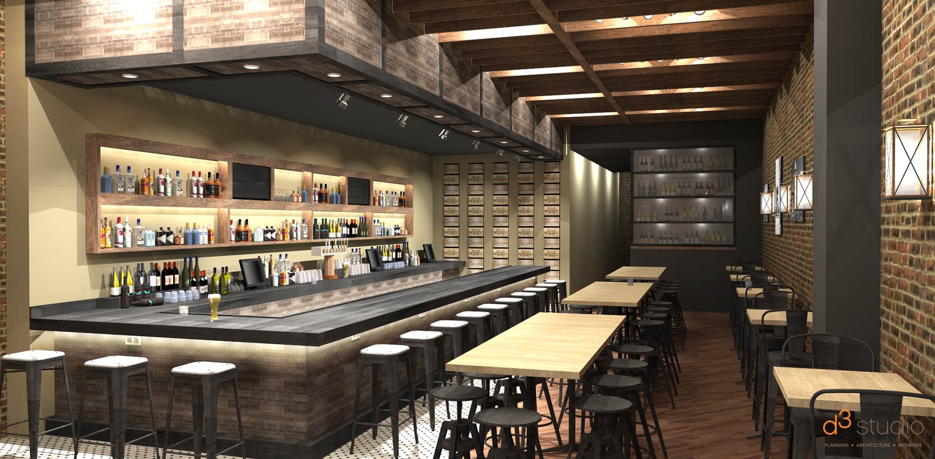 204 North Tryon_Interior View 2 D3 STUDIO