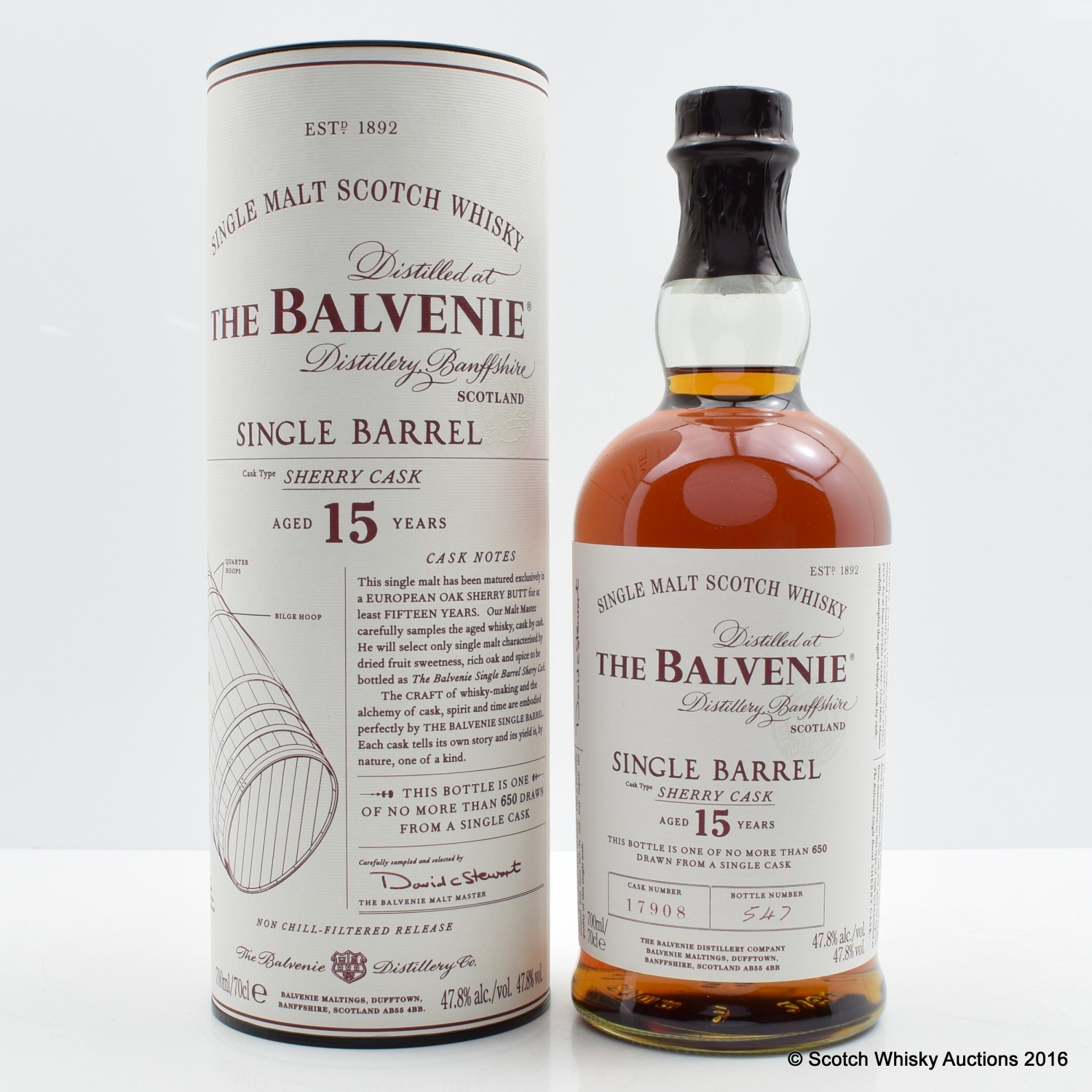 Scotch Whisky Auctions The 69th Auction Balvenie 15 Year Old Single