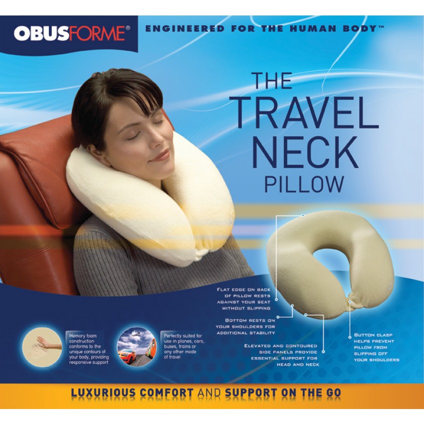 Buy Obus Forme Memory Foam Travel Neck Pillow at Well.ca Free