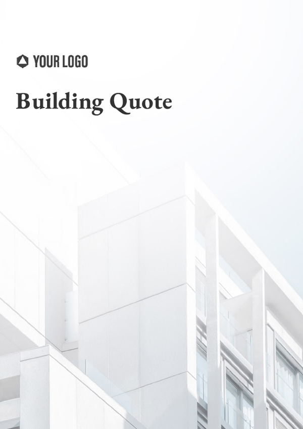 Architecture Templates Quotes Business Document Templates Revv