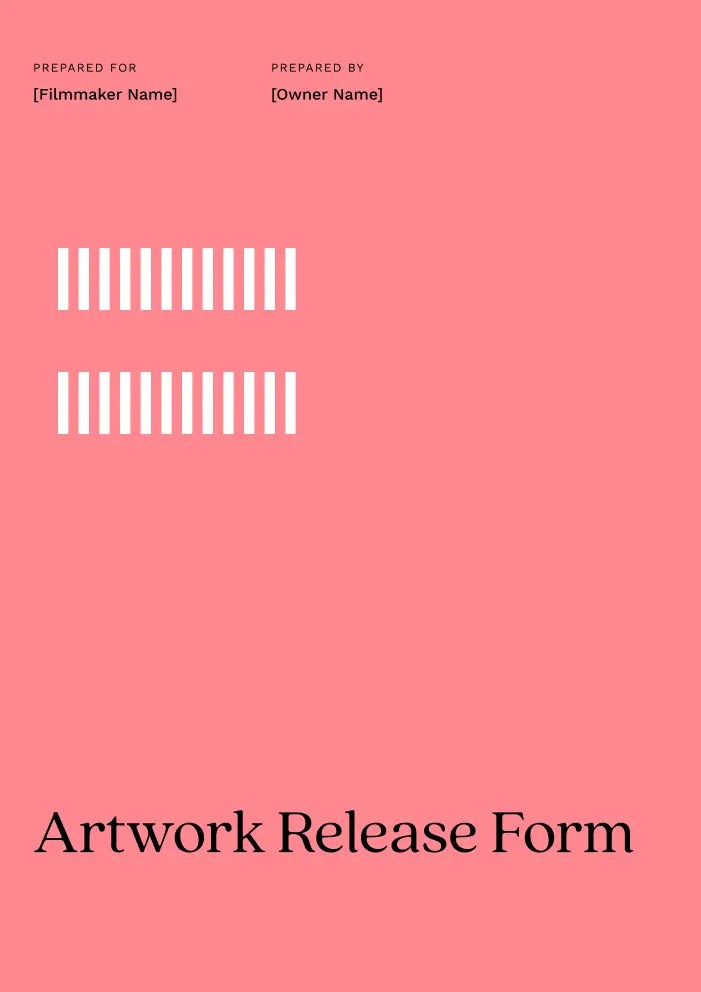 Submission Release Form Free Template LegalZoom