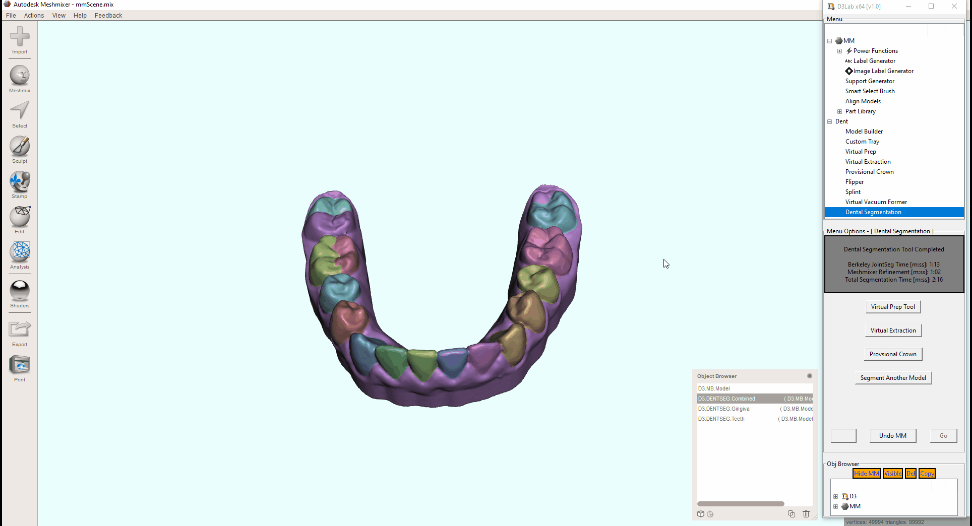 Dental Segmentation D3Tool Dental Segmentation D3Tool