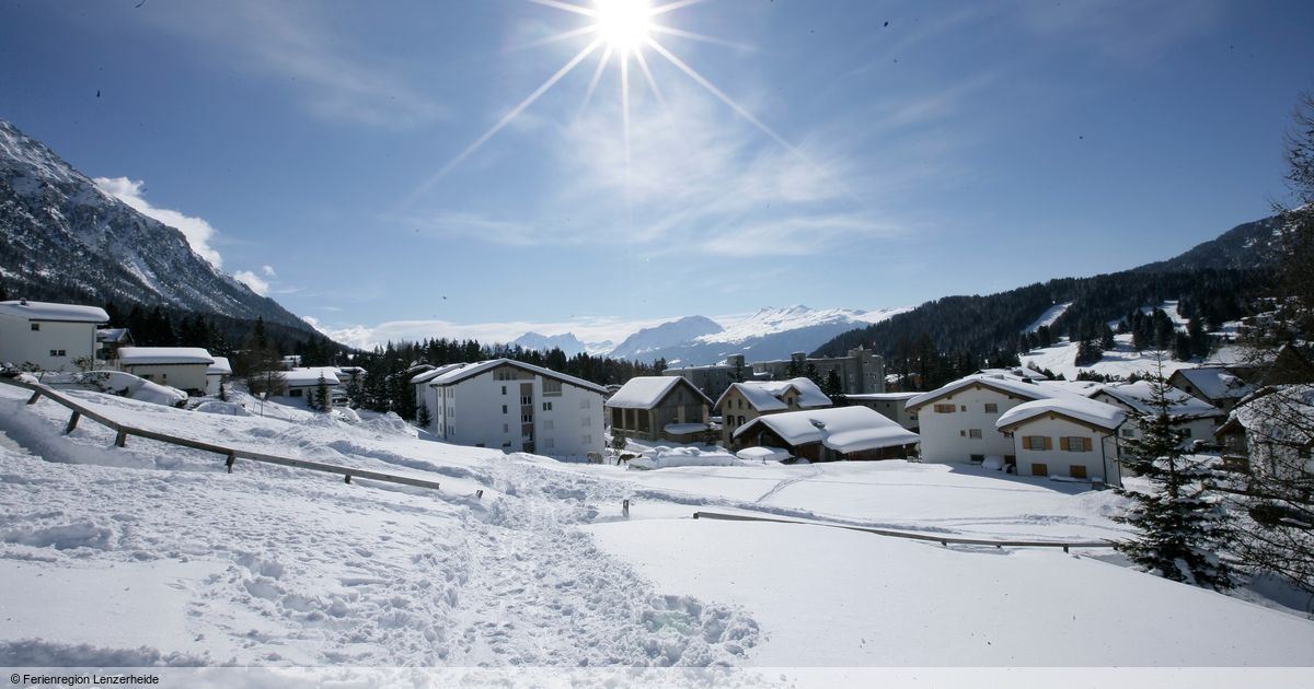 Lenzerheide Ski resort Piste map ArosaLenzerheide