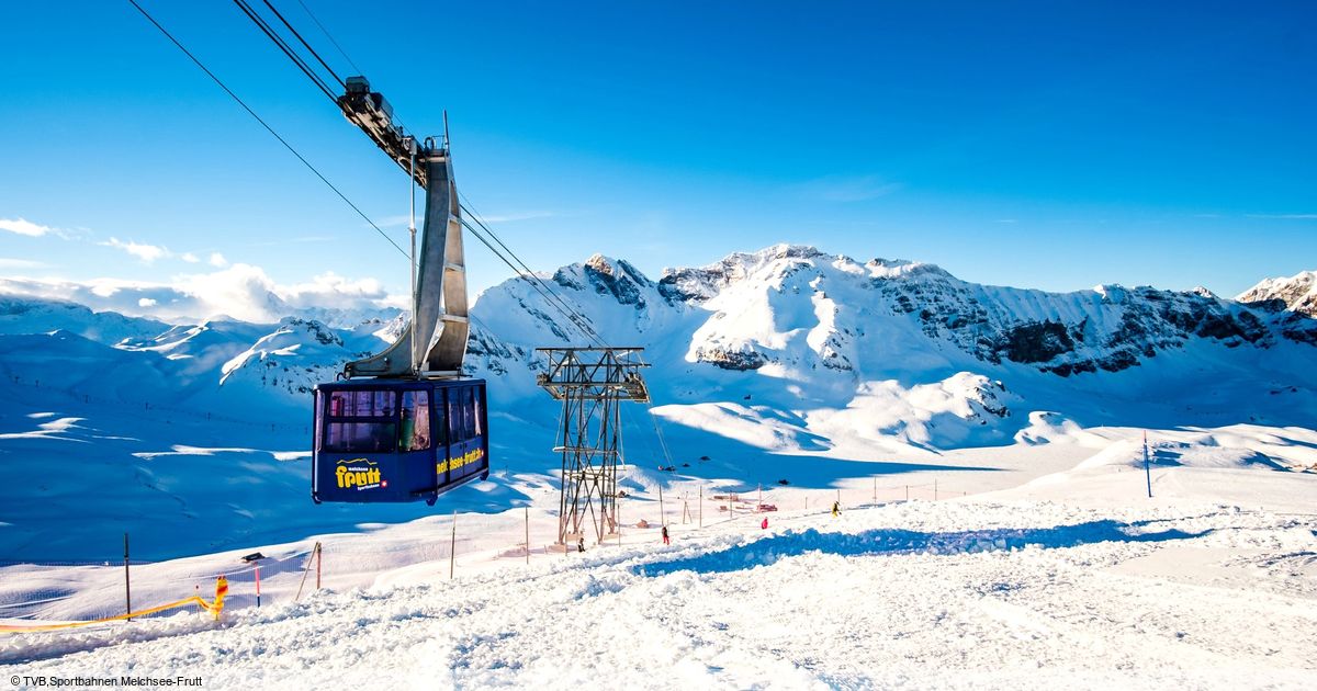 Crosscountry skiing MelchseeFrutt Trails Trail map