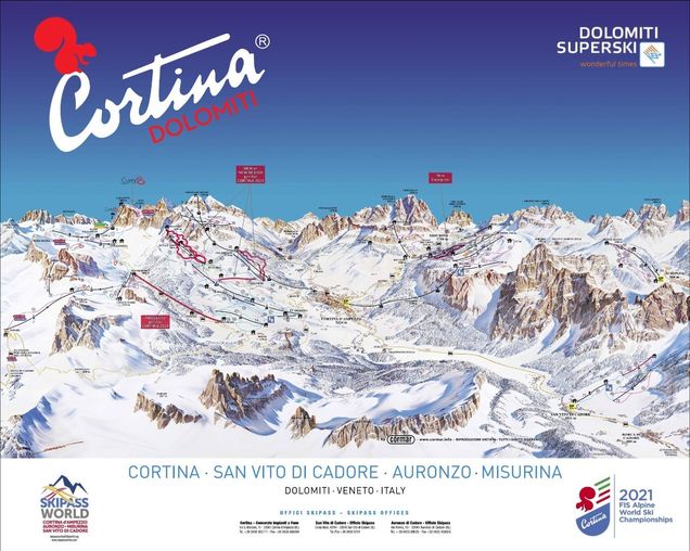 Domaine skiable Cortina d'Ampezzo Appréciation Cortina d'Ampezzo