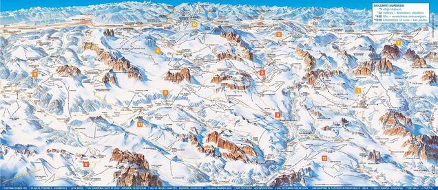 Région de ski Dolomiti Superski weekend ski Cortina d'Ampezzo