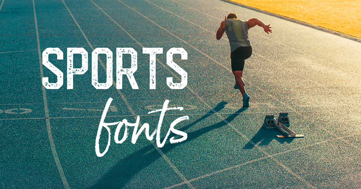 The Best Sports Fonts for Athletic, Gym & College Designs Creative