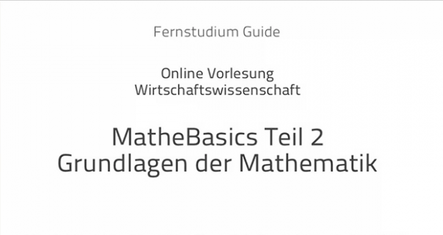 Binomische Formeln und Klammern Lecturio
