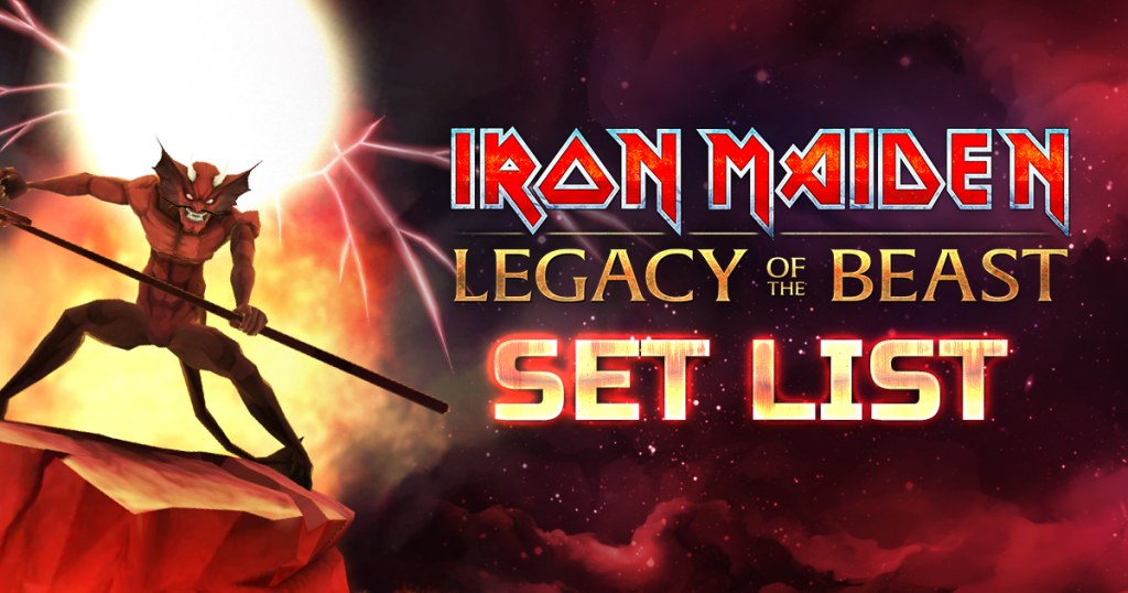 Iron Maiden Legacy of the Beast Set List Iron Maiden Legacy of the Beast