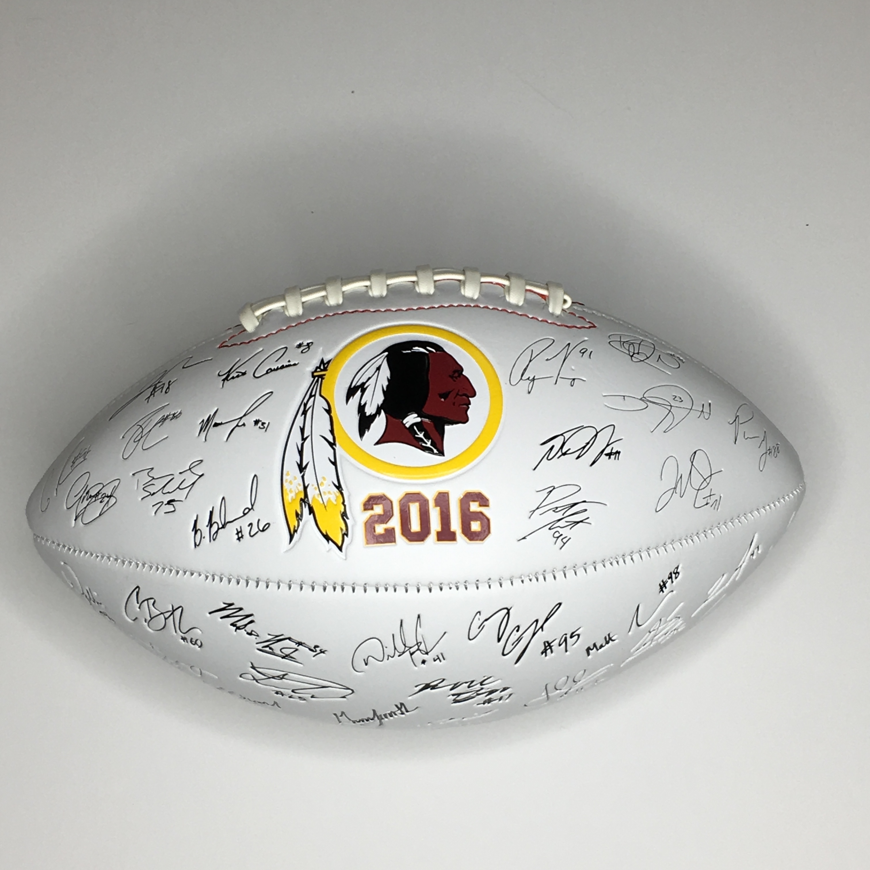 Washington Redskins 2016 Team Autographed Football