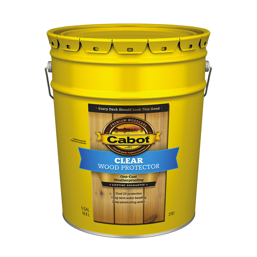 Cabot Clear Wood Protector Exterior Wood Stain 5Gallon 809083 Lowe