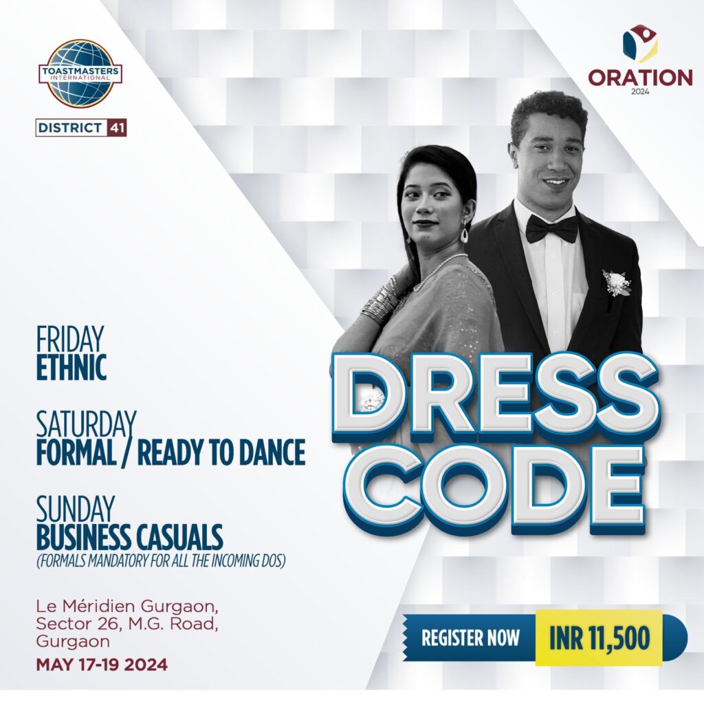 ORATION 2024 District 41 Toastmasters