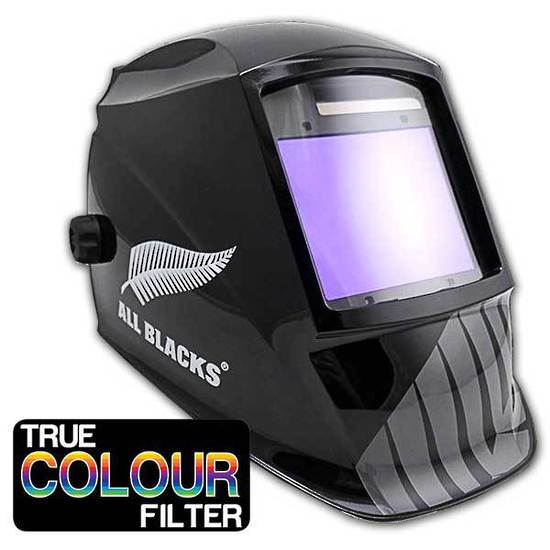 All Blacks Titanium Welding Helmet with Wide True Colour Lens Buy