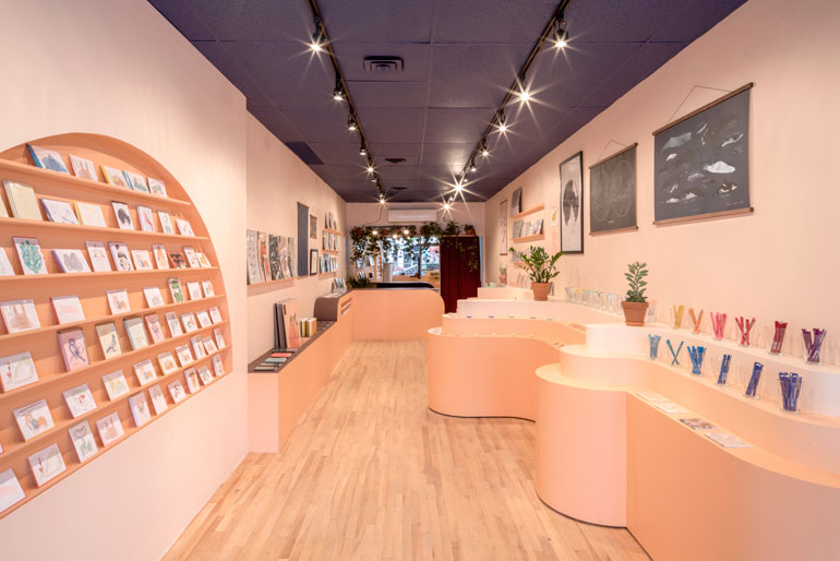 Playful Displays Enliven a Montreal Stationery Shop by IvyStudio
