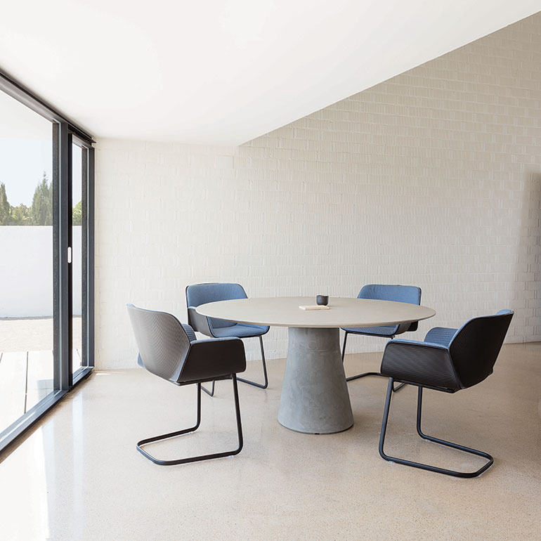 Andreu World’s Reverse Conference Table Embodies the Flexible Workplace