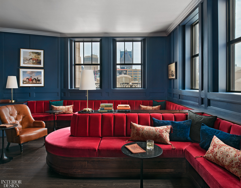 Patrick Thompson Designs The Monarch Club Atop Detroit’s Element Hotel