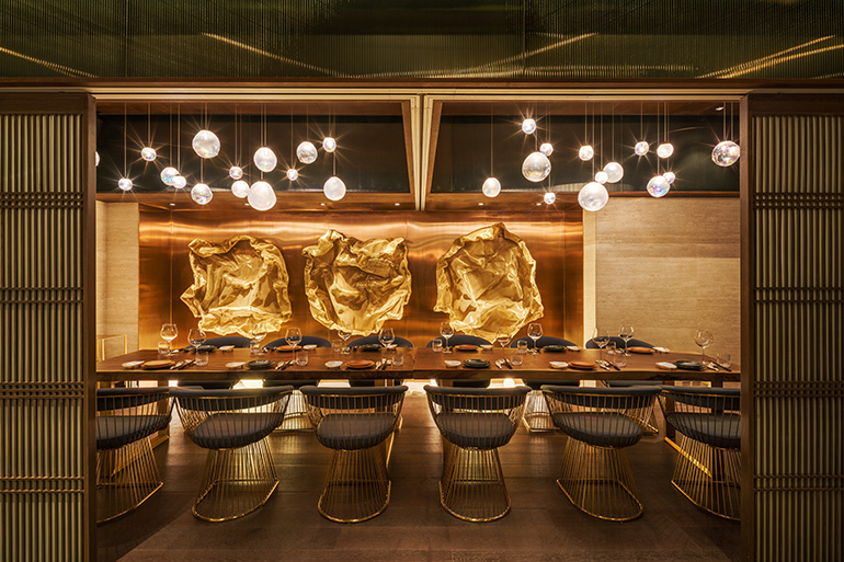 Red Design Looks to the Sea for WesternJapanese Fusion Restaurant Umi in Shanghai