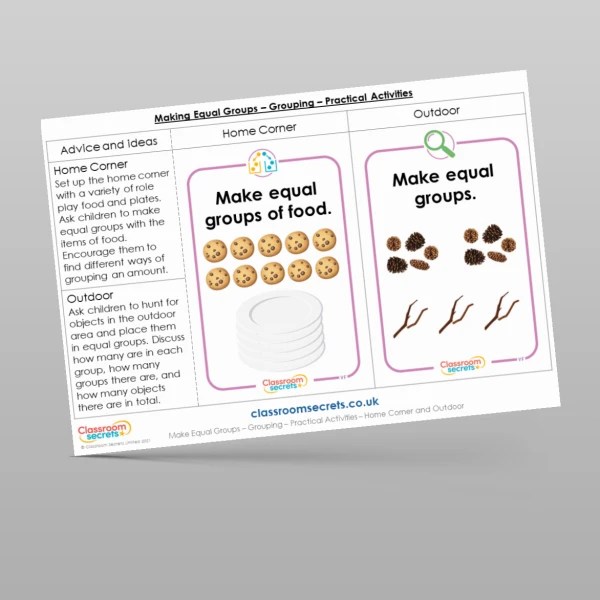 Make Equal Groups Grouping Practical Activities Resource Classroom