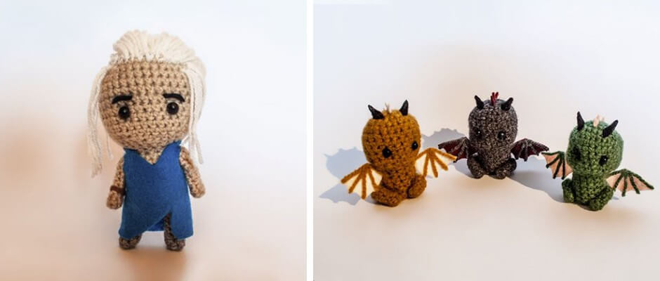 Game of Thrones Karakterleri Amigurumi ile Buluştu! Örgü Modelleri