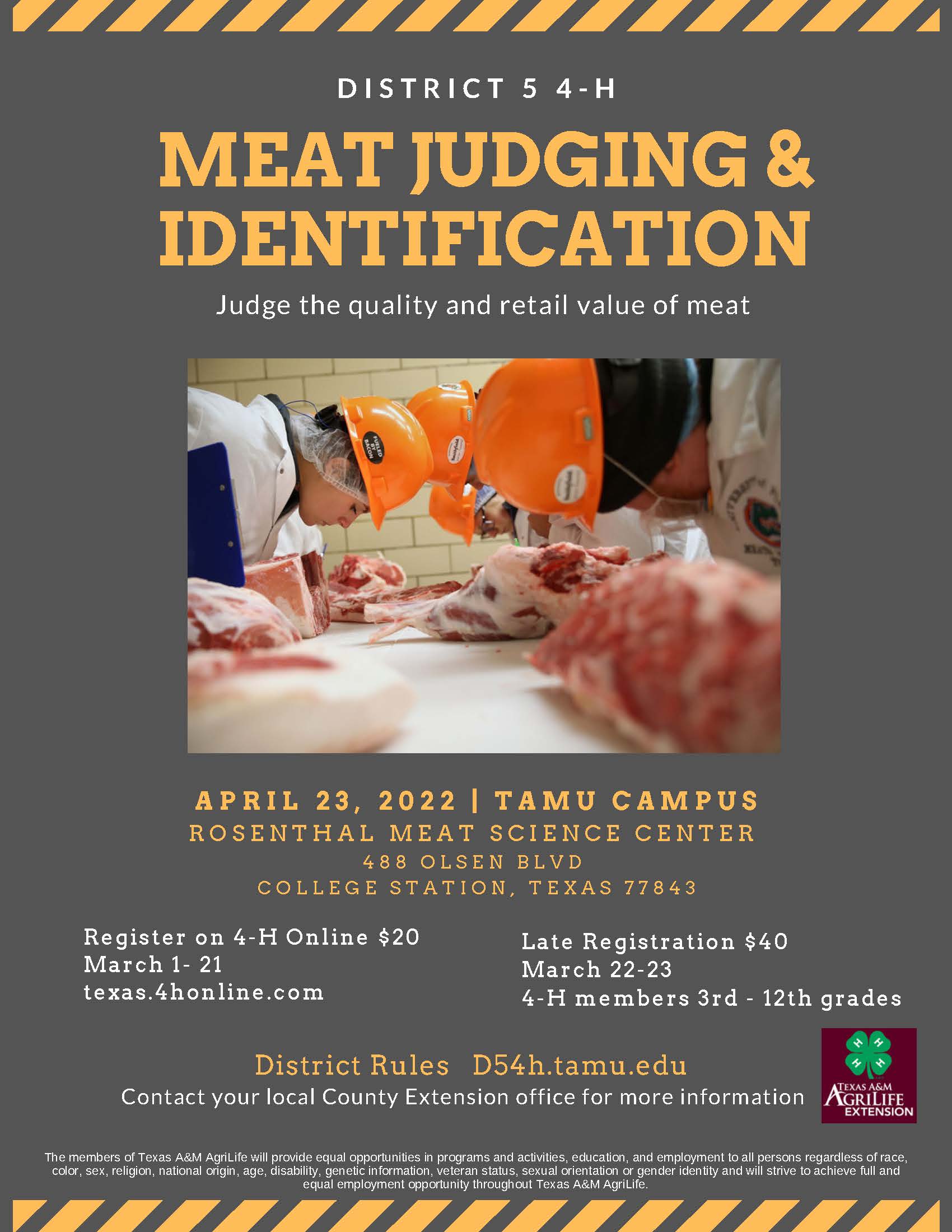 MultiDistrict Meat Judging