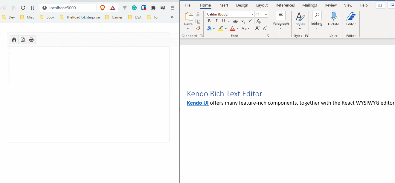 React Editor Demo Add an Editor Component the Easy Way