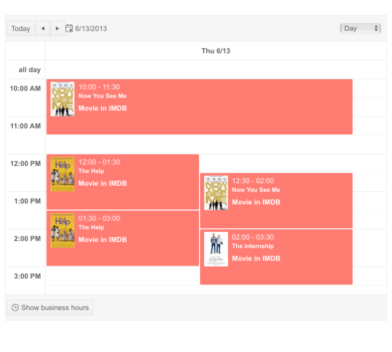 Scheduler MVC Controls Telerik UI for MVC