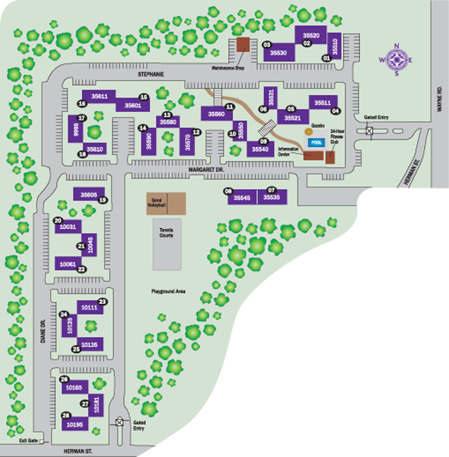 The Barrington Apartments Apartments in Romulus, Michigan McKinley